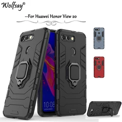 For Huawei Honor View 20 Case Shockproof Armor Silicone Cover Hard PC Phone Case For Honor View 20 Back Cover For Honor View 20