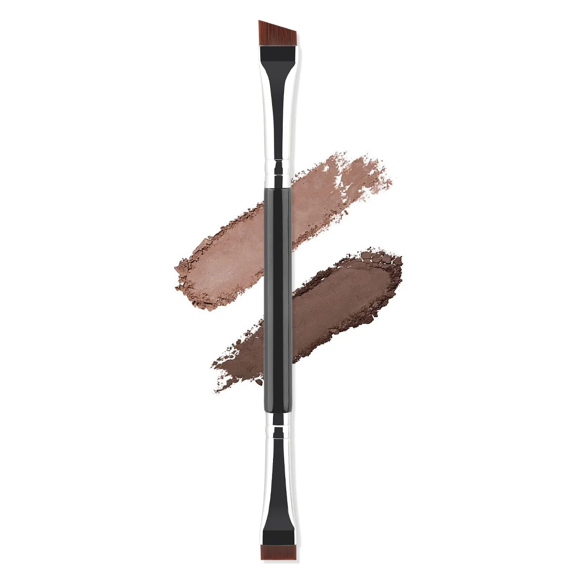 فرشاة تحديد العيون بشفرات مزدوجة الرأس ، فرشاة التفاصيل ، دودة الحرير النائمة إلى بودرة الحواجب ، فرشاة ماكياج ، أداة تجميل ، 1