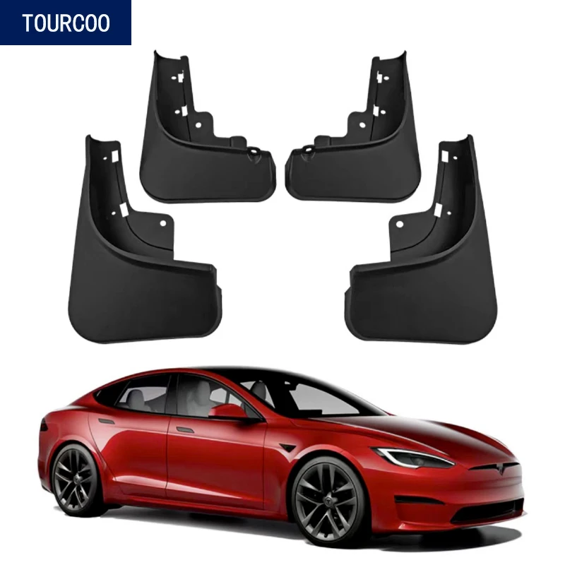 

For Tesla Model S 2022 2023 Exterior Accessories Mud Flaps Mud Guards Splash Guards