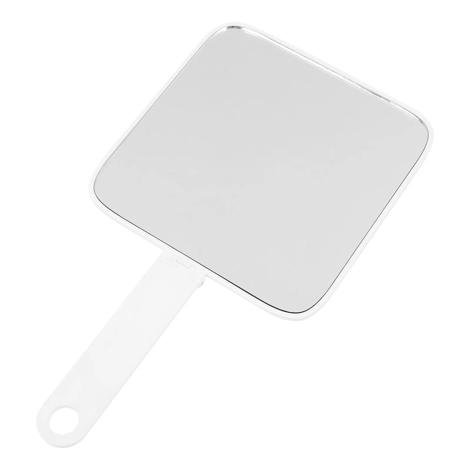 

Foldable Handheld Mirror Compact Makeup Mirror for Home Travel Use Smooth Reflective Surface Elegant Look Fits in Bag Pocket