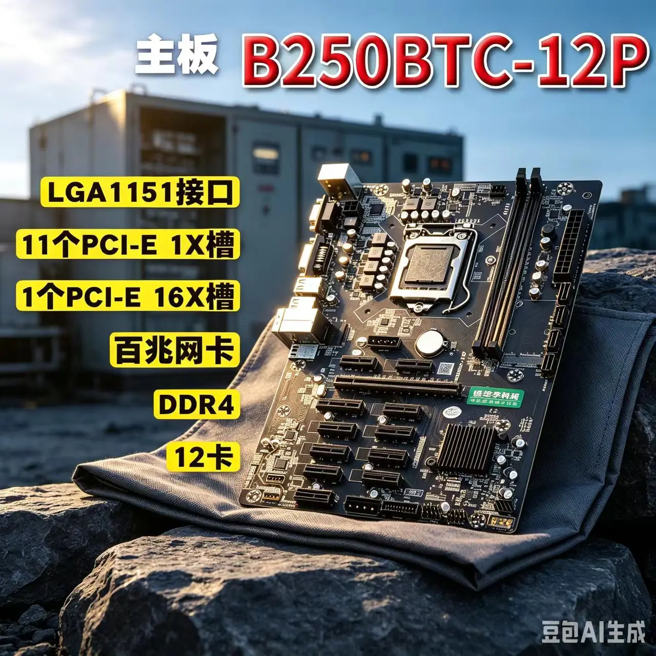 Motherboard B250 BTC 12P -AliExpress