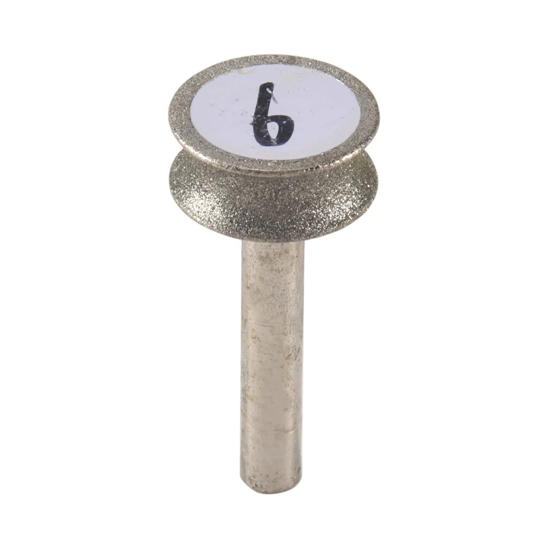 Ściernica diamentowa A20F do szlifowania szkła, samolotów, krawędzi prostych, fazowania, trzpień 6 mm