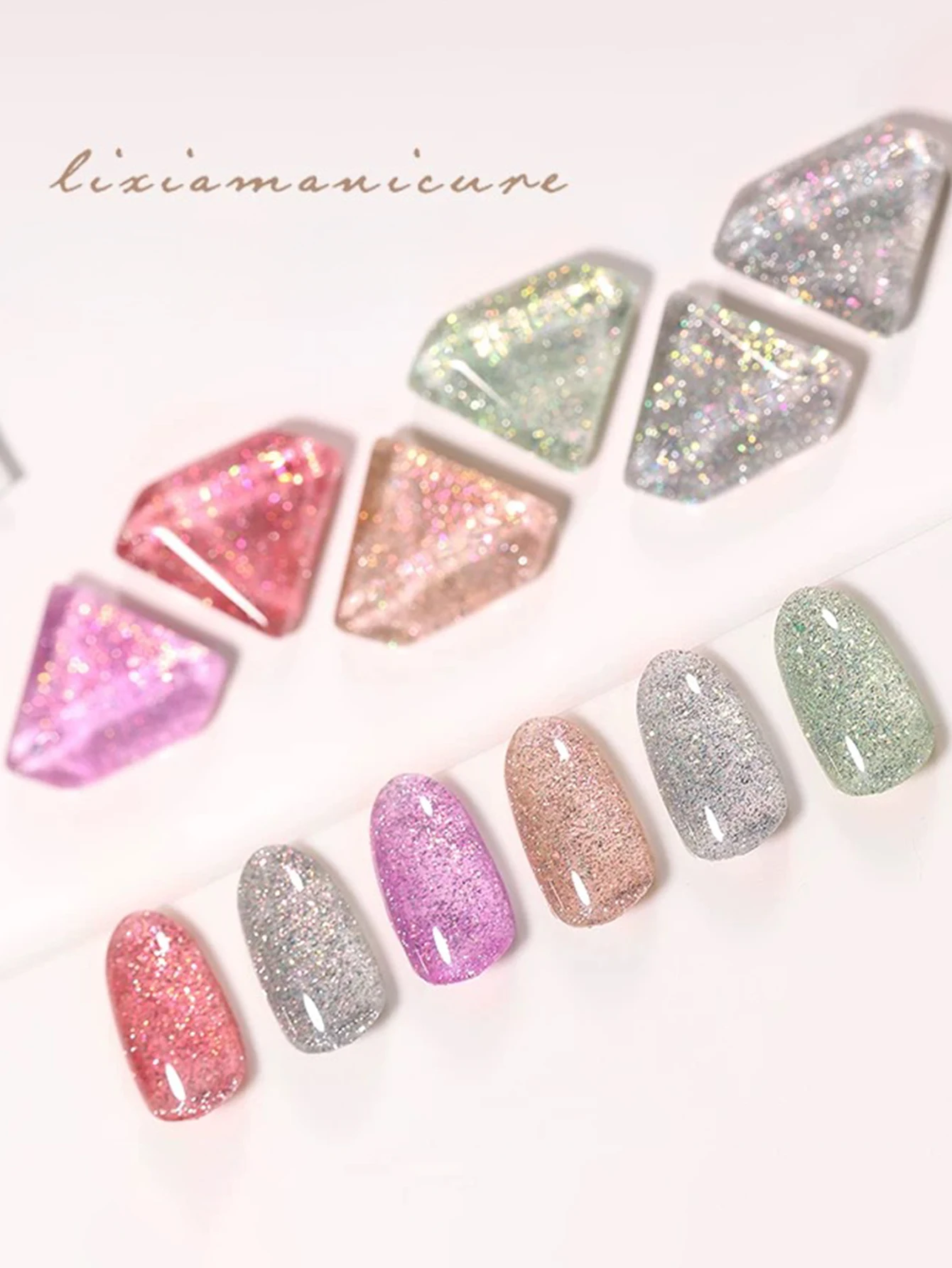 1-12pcs 15ml Autunno Nail Cielo stellato Laser Diamante Gel Smalto per unghie UV LED Polimerizzazione Vacanza Regalo delle donne Nail Art Forniture quotidiane FAI DA TE