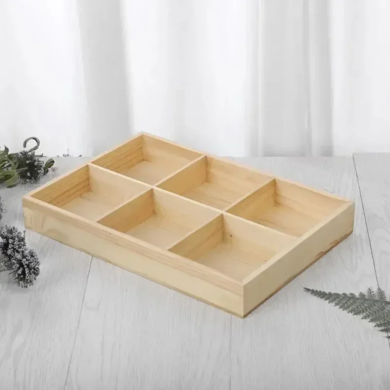 New High-quality Wooden Storage Box Designed for Artistic Crayon Storage Small Sewing Supplies Desktop Organization Featuring