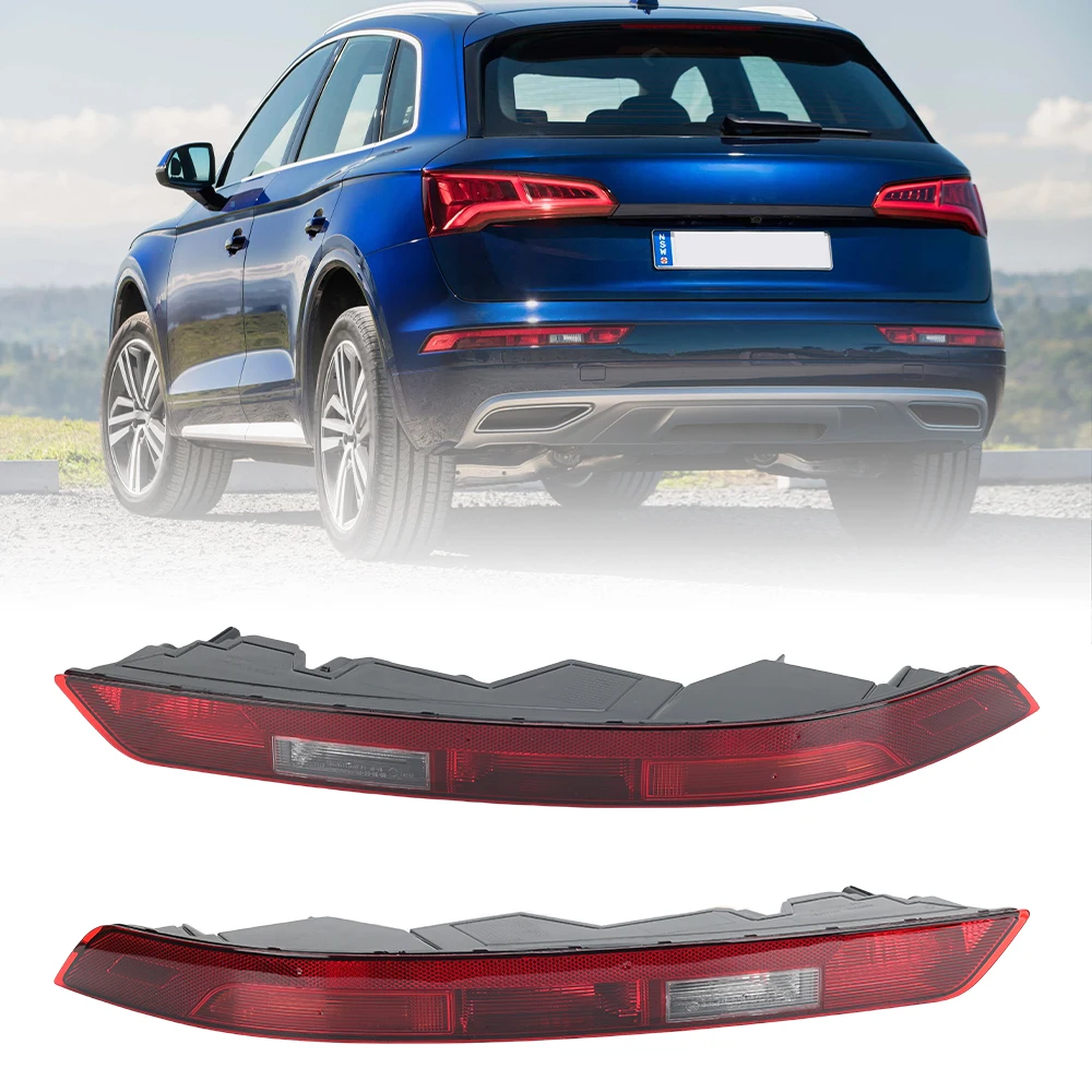 

Rear Bumper Reflector Light Accessories For Audi Q5 2.0T 2017-2020 US Version Brake Fog Light Stop Turn Signal Lamp 80A945069A