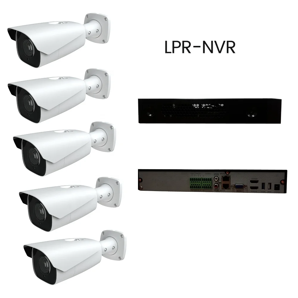Câmera de segurança externa visão noturna 4mp ip67 rs485 2.8-12/8-32mm lente bala rede ip anpr lpr características cctv tvt nvr nuvem