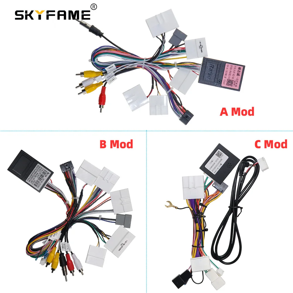 

SKYFAME автомобильный 16-контактный жгут проводов адаптер Canbus Box декодер Android кабель питания для Nissan Teana XV J32 Cedric Altima G-RZ-DF58