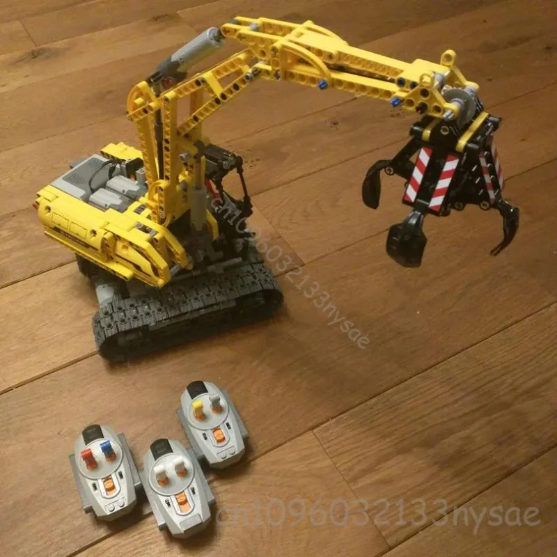 Nueva versión MOD 42006 excavadora técnica completa RC funciones de potencia conjunto ladrillos modelo ensamblar ladrillos DIY juguete niños regalos de cumpleaños