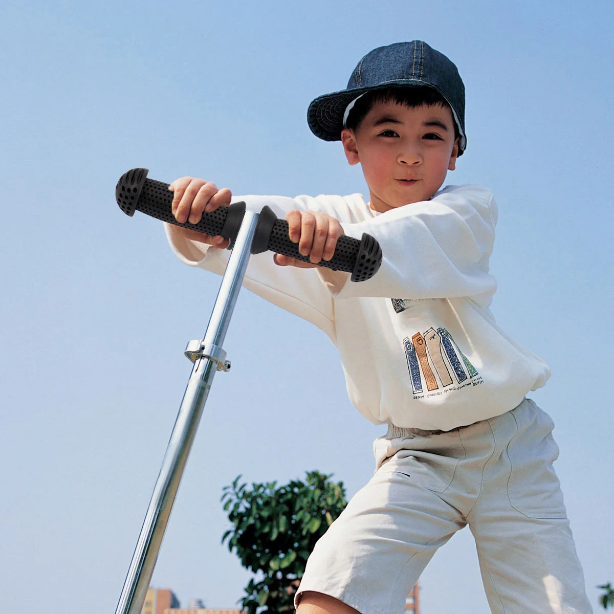 

2pcs Bike Handlebar Grips Anti-Slip Durable Comfortable Wear-Resistant Easy Install Mountain Scooter Folding Accessories