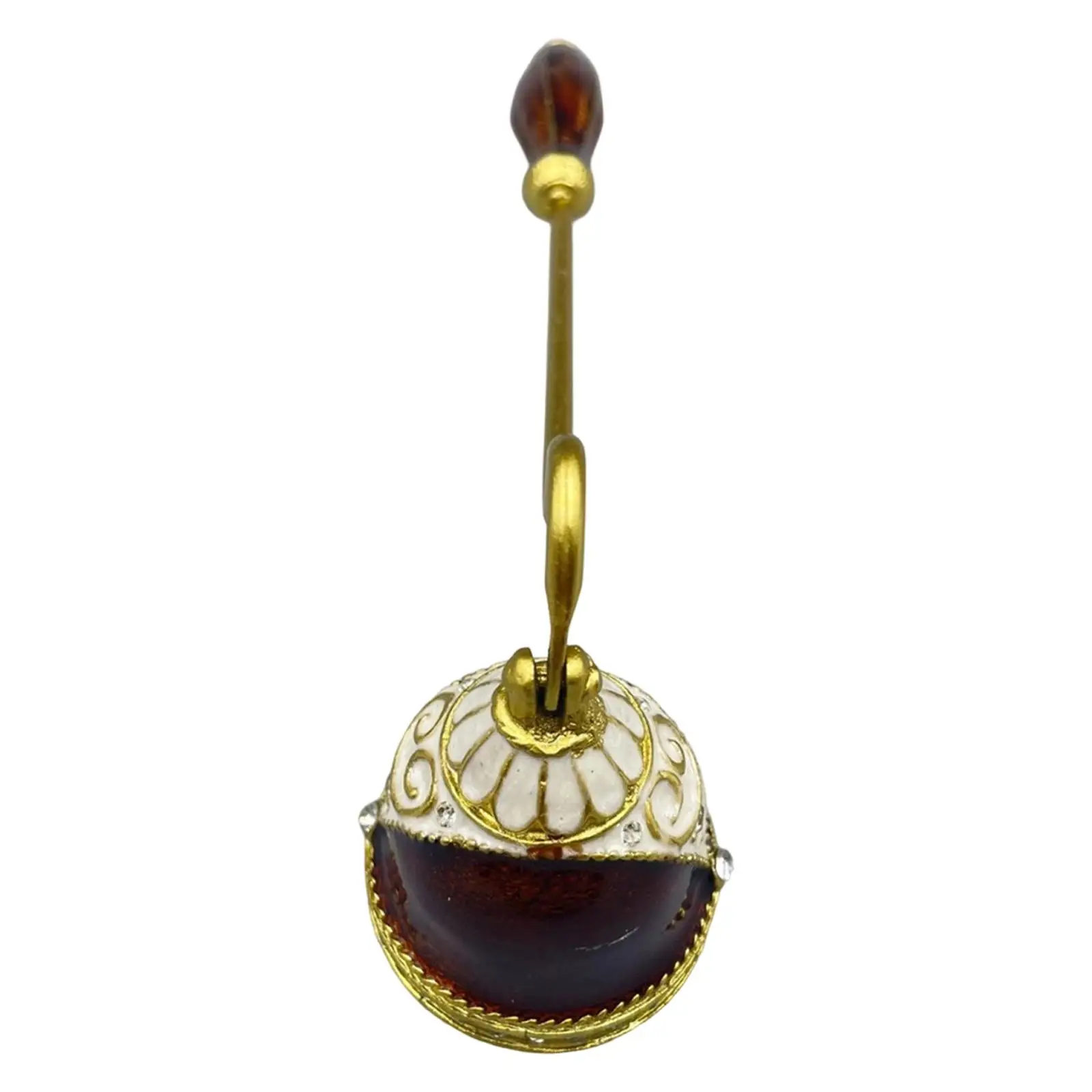 Antique Candle Snuffer Aluminum Alloy Vintage Enamel Extinguisher Long Handle Tool for Candle Holders Home Decoration