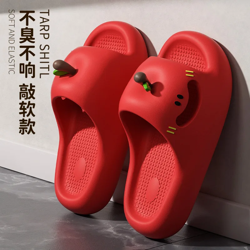 

Нескользящие тапочки из ЭВА для женщин, для улицы, новинка 2026 года, для ванной, домашние сандалии, женские летние