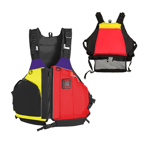 Nuevo Ayuda de flotabilidad 50N chalecos salvavidas para kayak con malla de espalda alta chaleco salvavidas para adultos aprobado por CE para natación SUPs remo canotaje