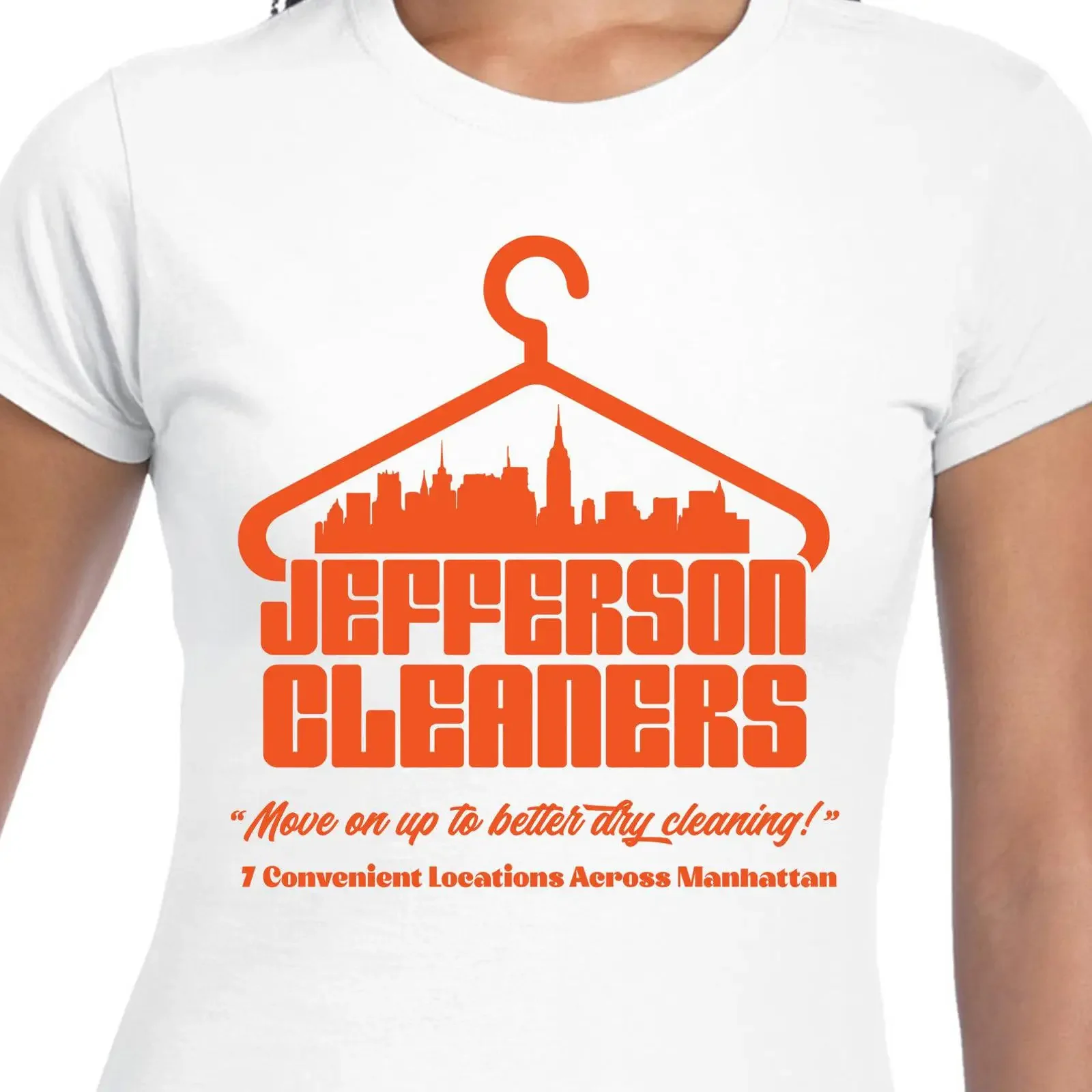 Jefferson Cleaners: Archivos de Corte SVG de Jeffersons Manhattan Dry Cleaning para Cricut Silhouette Cameo, Descarga Digital PNG DXF