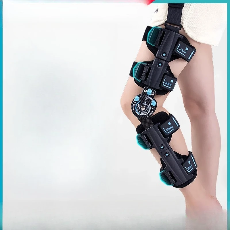 Adjustable Carbon Fiber Knee Fixation Braces Bracket Meniscus Patella Knee Fracture Knee Pads