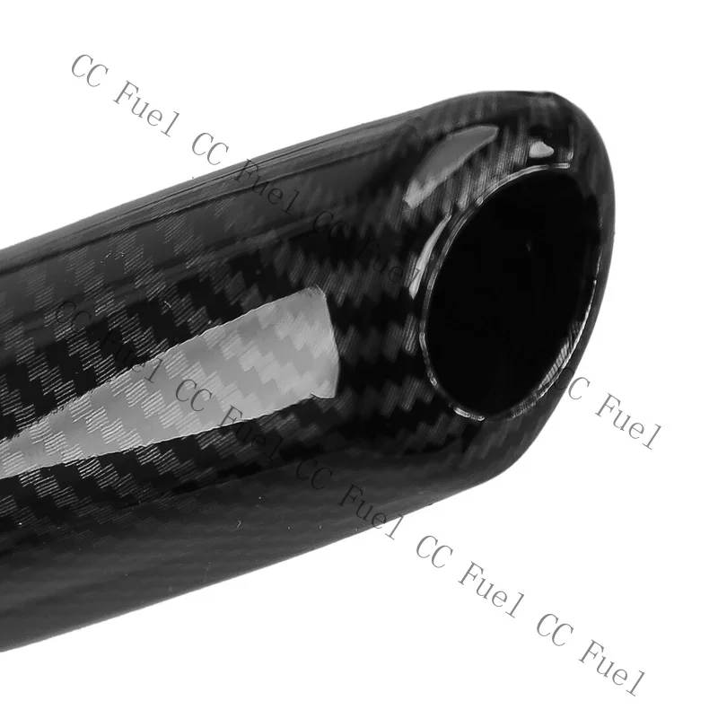 C+ Carbon Fiber Texture Handbrake Brake Handle Cover fit for BMW E90 E91 F30 E60 yp view 5