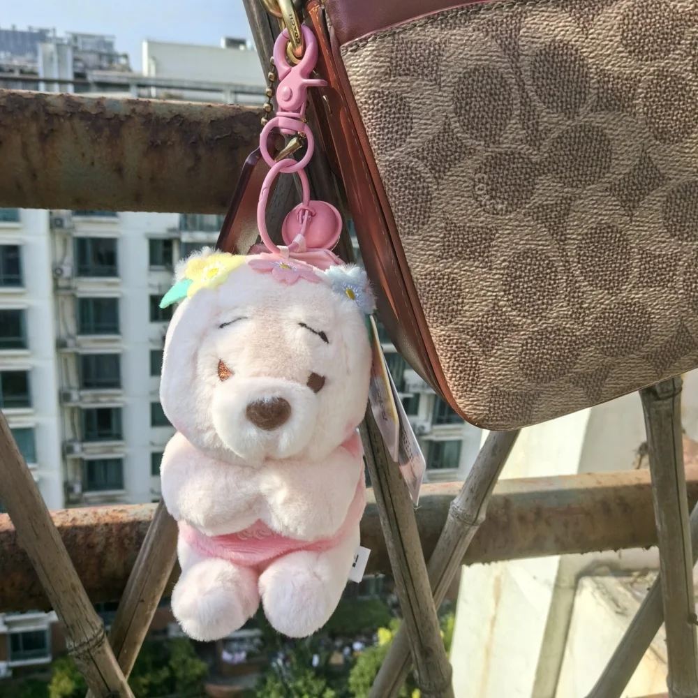 Disney perfumed Winnie brelok z misiem pluszowa plecak na zabawki dekoracja z wisiorków zabawka dla dzieci miękkie i wygodne wypchana lalka