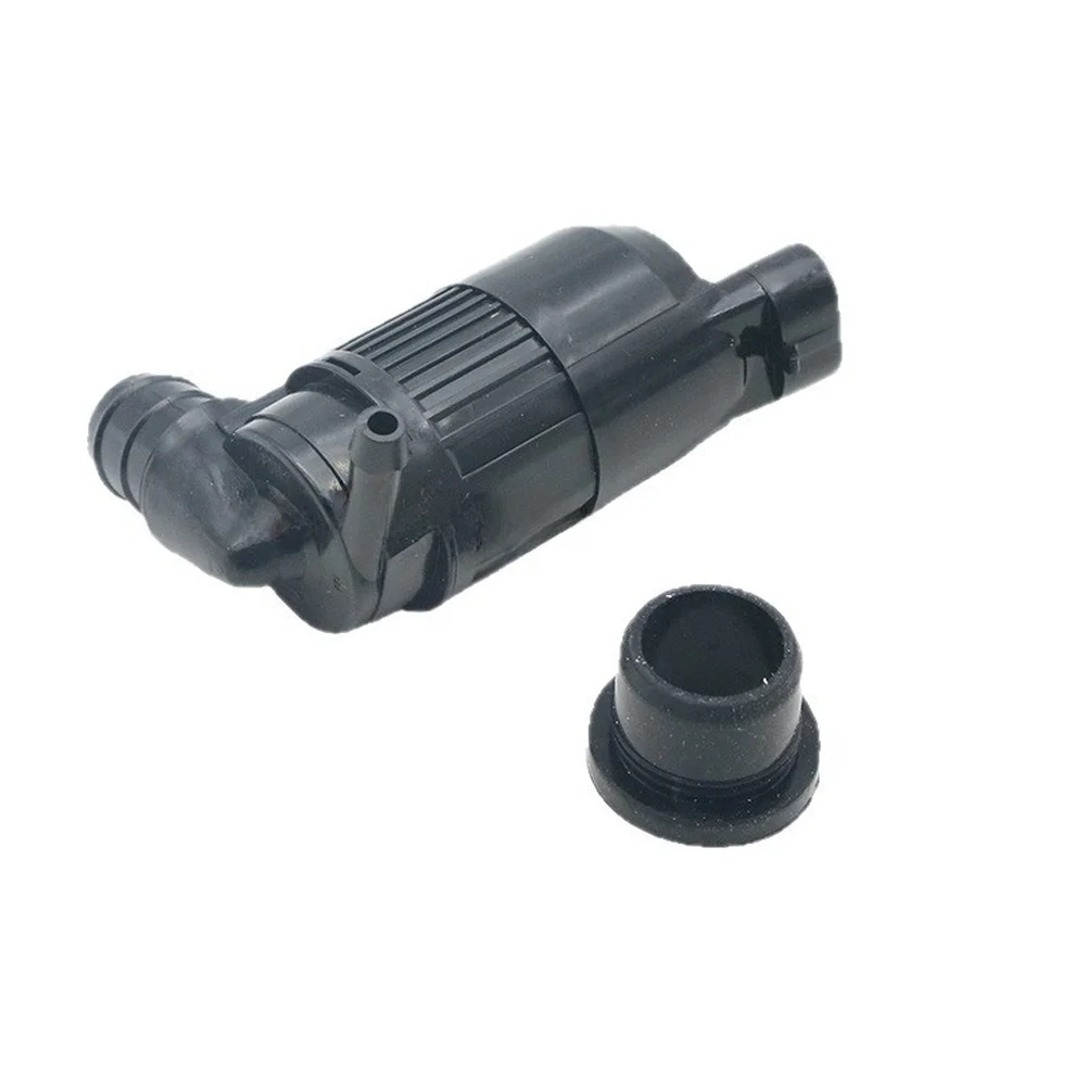 

Windshield Motor Washer Pump Plastic Housing Single Piece Unit Car Windshield Cleaning Pump Car Accessories Black