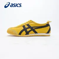 Asics Onitsuka Tiger MEXICO 66 Original Shoes Classic Tiger Onitsuka Women Men Sneaker Lightweight Silver White Sport Shoes