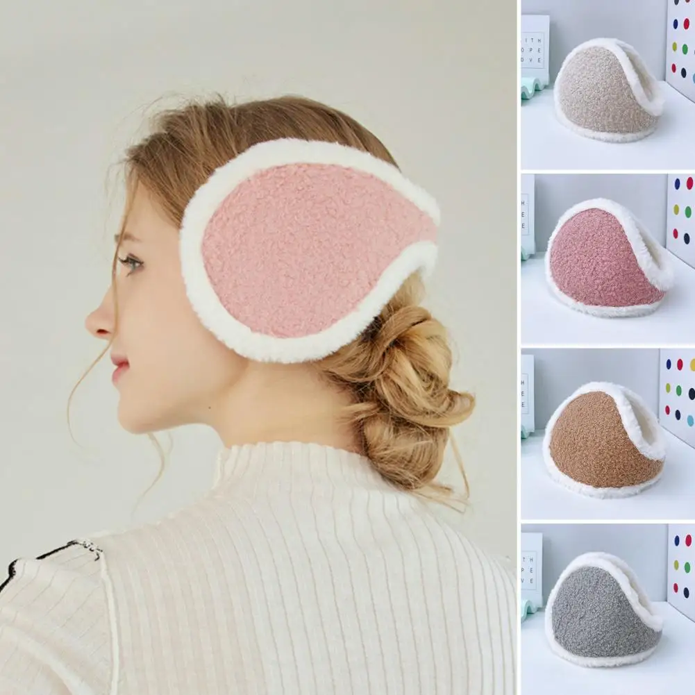 Plush Earmuffs Washable Outdoor Cold-proof Ear Bag Warm Earmuffs Decoration Windproof Ultra-Light Ear Warmer for Autumn