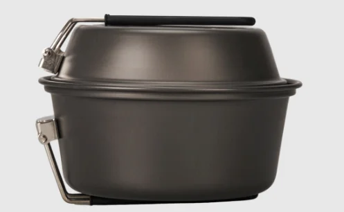 Lightweight Aluminum Alloy Camping Cookware Set 3 Piece Pot Pan For Kettle For Outdoor Cooking Hiking Backpacking Gear Parts