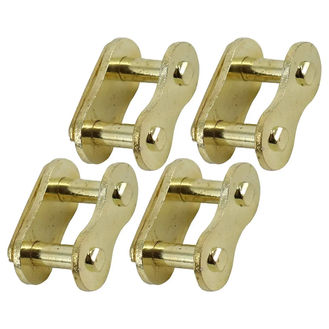 4 Sets Gold 420 Motorcycle Chain Master Link O-Ring Joint Connector Clip fit for ATV Dirt Bike