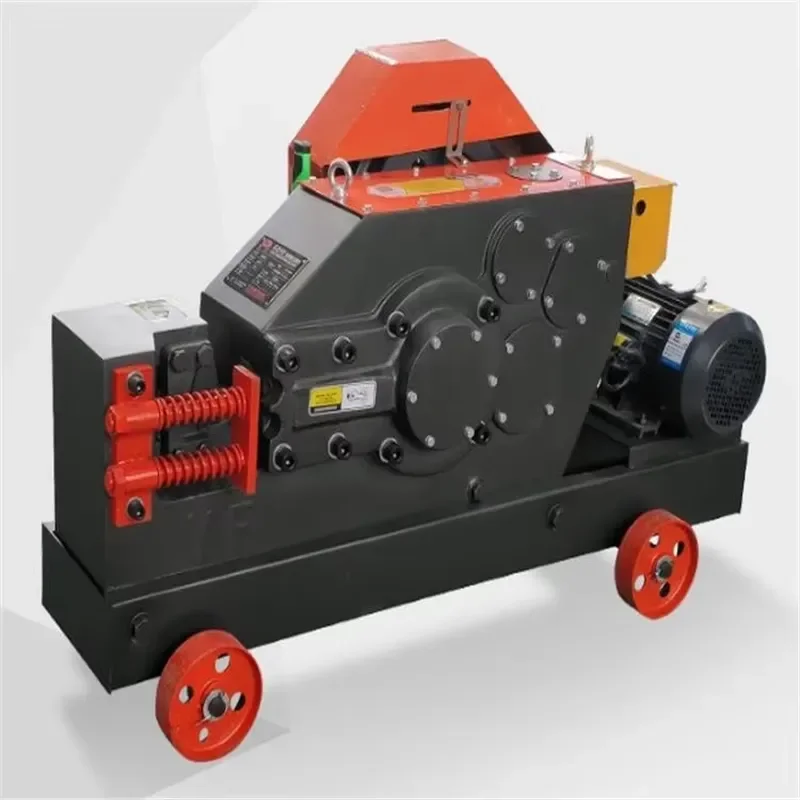 GQ40 Portable Steel Bar Cutting Machine for Construction Site Rebar Cutter Heavy Duty Electric Metal Rod Shearing Tool