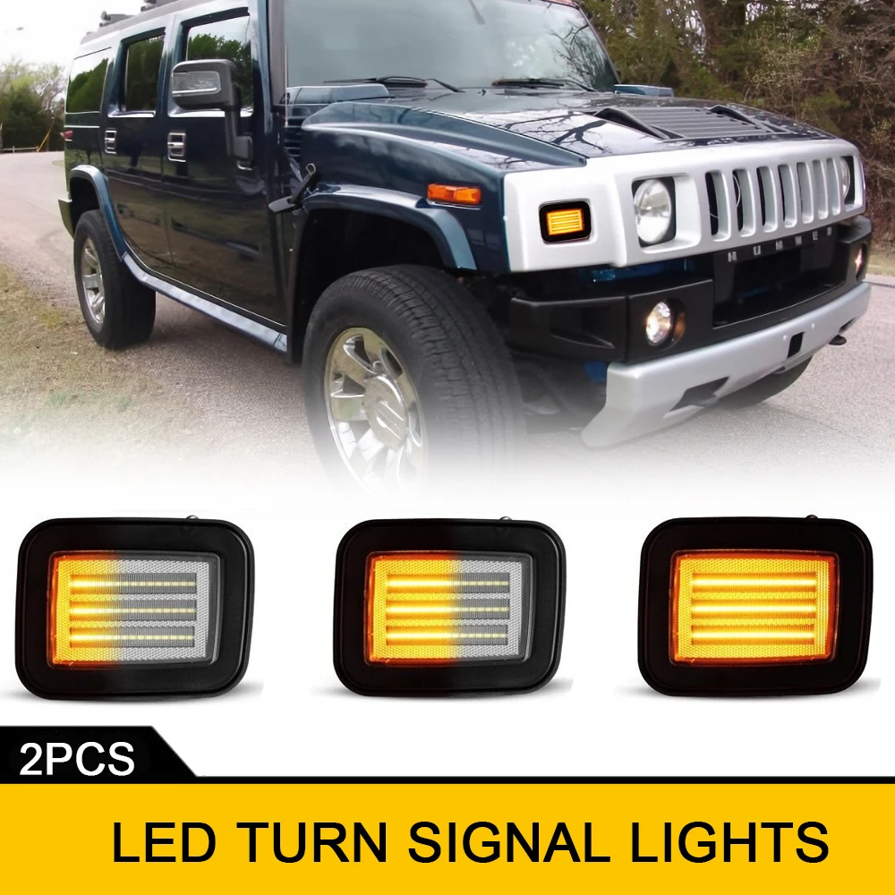 ハマーH2用LEDサイドマーカー 2個セット
