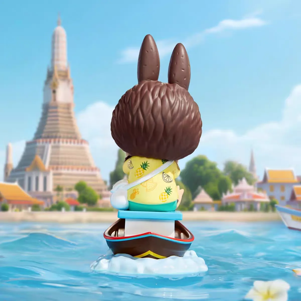 

POP MART LABUBU Long Tail Boat Series Home Decor Desktop Figurines Unique Gift Idea Ornaments for Girls Collectible Model Dolls