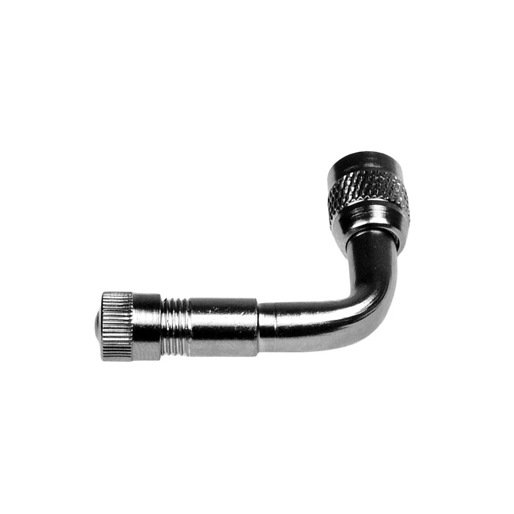 

2 pcs Universal Stem Extension Adapter Car Motorcycle Bike Tire Repair Tool Durable Easy Install Metal Cap Sealing 90