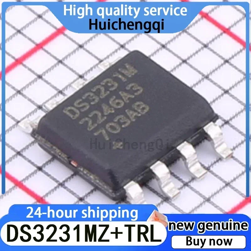 2PCS DS3231MZ+TRL Silk Screen DS3231MZ SOIC-8 Real-time Clock Chip