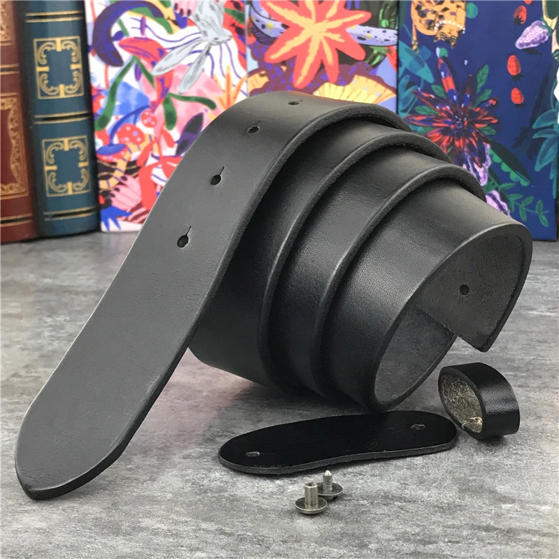 3,8 cm Top Geauine Ledergürtel ohne Schnalle Mann Gürtel Ceinture Homme Herren Ledergürtel ohne Schnallen für Männer 105-125cm sp05 – Detail 25