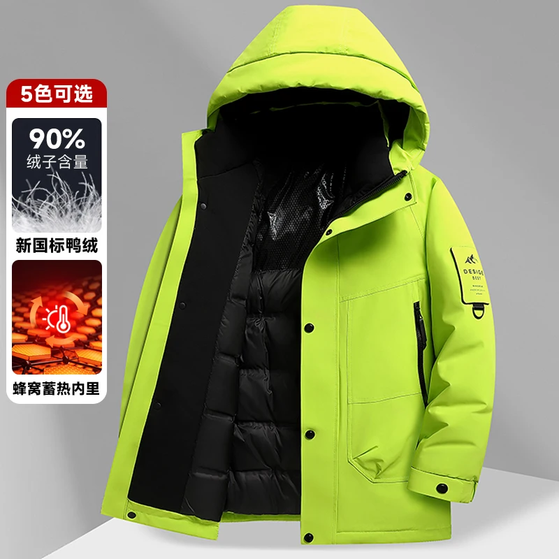 Casaco de inverno grosso quente dos homens parkas casaco de inverno, moda com capuz parkas masculino casual casaco de alta qualidade