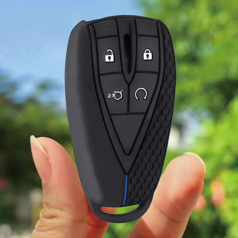 For Changan CS35 Plus CS55 PLUS CS75 PLUS Eado UNI-T UNI K Oushang X5 X7 EV Rubber Silicone Car Remote Case KeyChain Key Cover