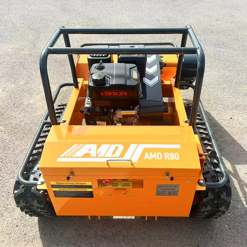 Robot per tagliare il prato strisciante con telecomando intelligente personalizzato, adatto per attività di taglio del prato nelle fattorie e giardini