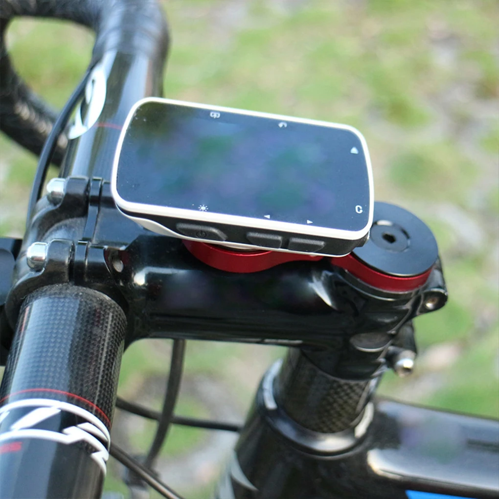 Крепление для велосипедного компьютера для простой установки, изготовленное из алюминиевого сплава и ABS, прочное и совместимое красное