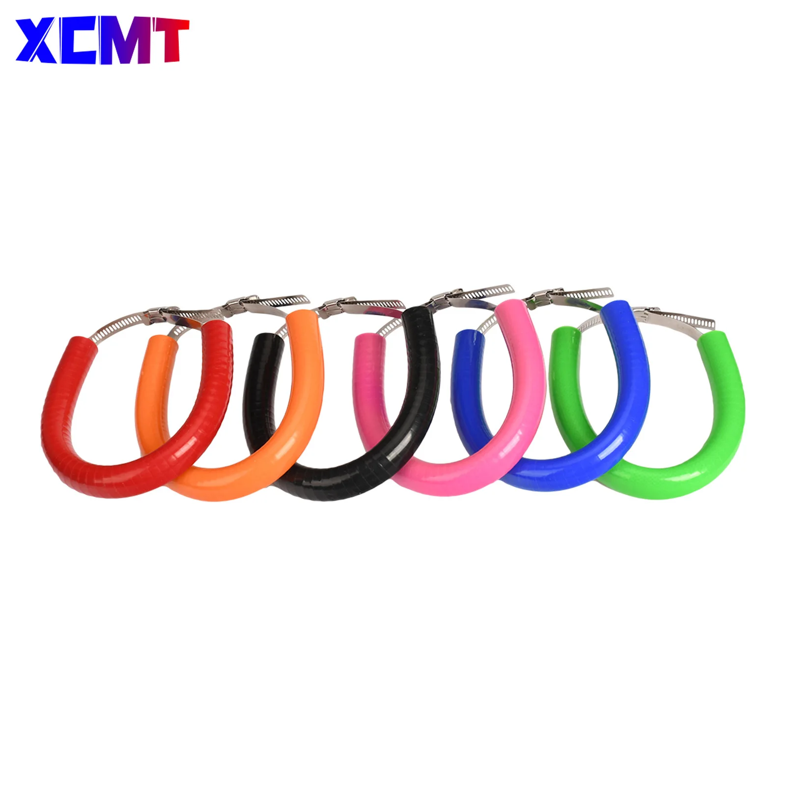 Universal Motorcycle Oval Exhaust Protector Can Cover For KTM Dirt Bike Accessories Silicone Guard Anti-hot 250 350 450 500 CC image 6