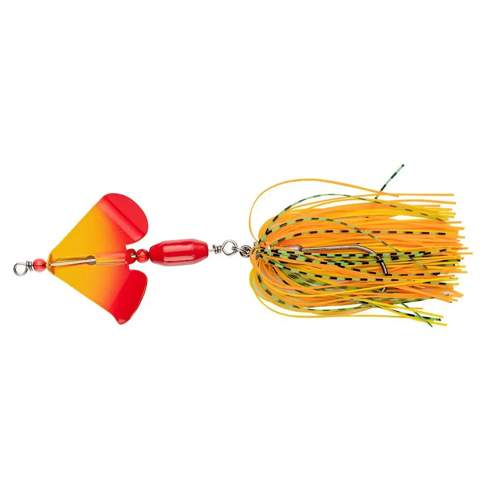 Metal Sequins Fishing Lure Anti Hanging Blocking Grass Spinner Bait Fishing Lure 19g Rotate Spinners Spoon Bait