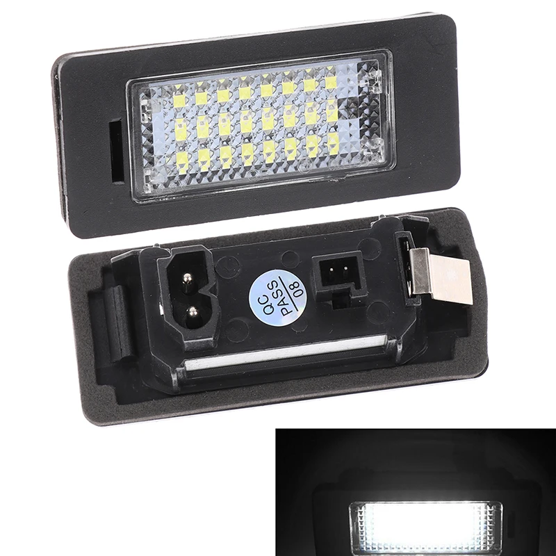 1Pc Led Car License Light Rear Lights Number Plate Lamp For E39 M5 E70 X5 E93
