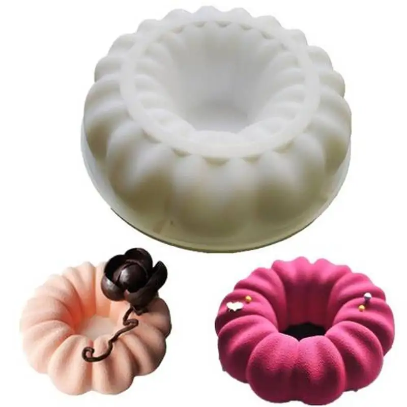 Novelty Round Silicone Charlotte Cake Pan Strawberry Shortcake Baking  Mary Ann/Ballerine Cakes  Sponge Flan Mold