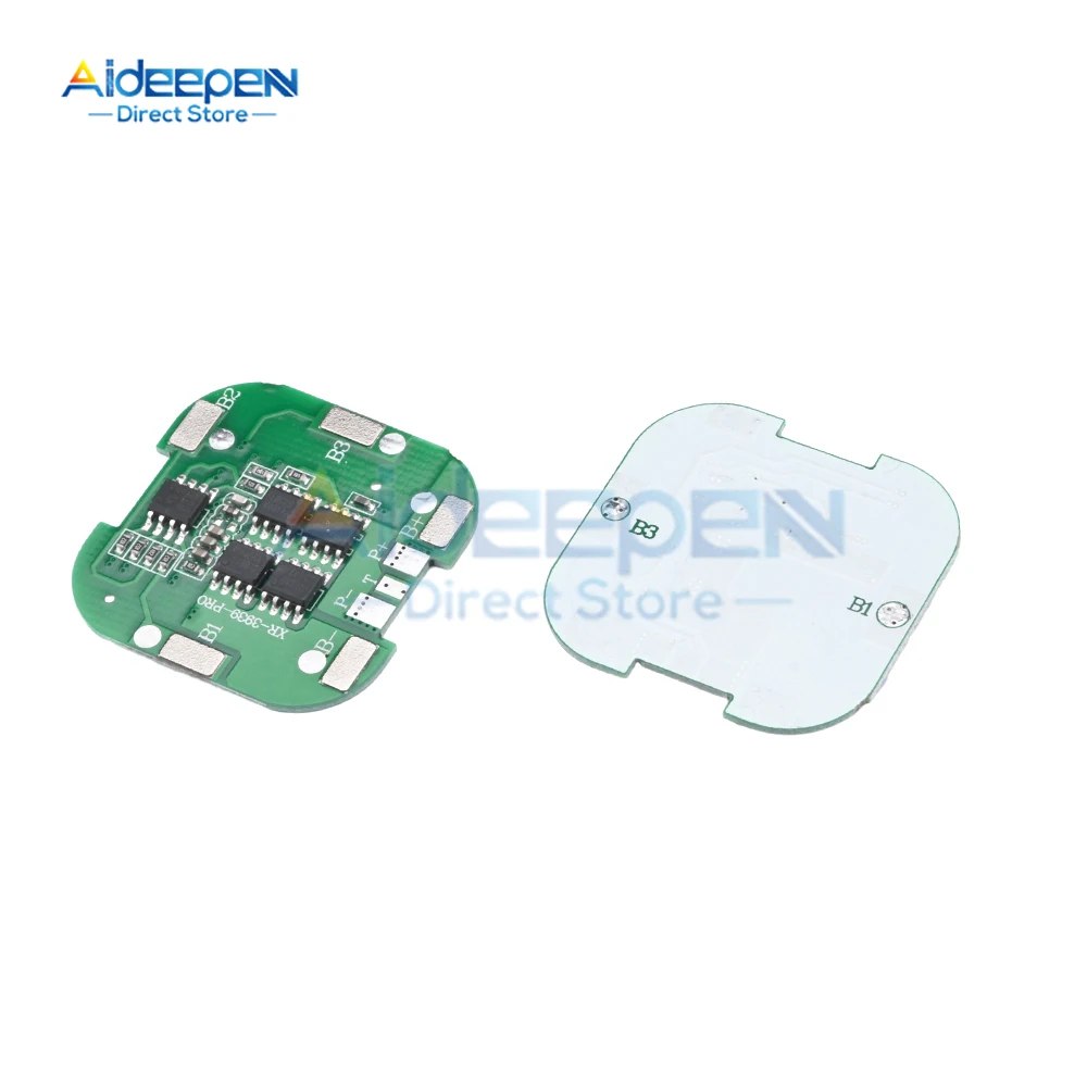 4S BMS 8A 14.8V 18650 Papan Pengisi Daya Baterai Lithium Li-ion Persegi PCB Perlindungan Sirkuit Pendek untuk Motor Bor/Power Bank 10K NTC
