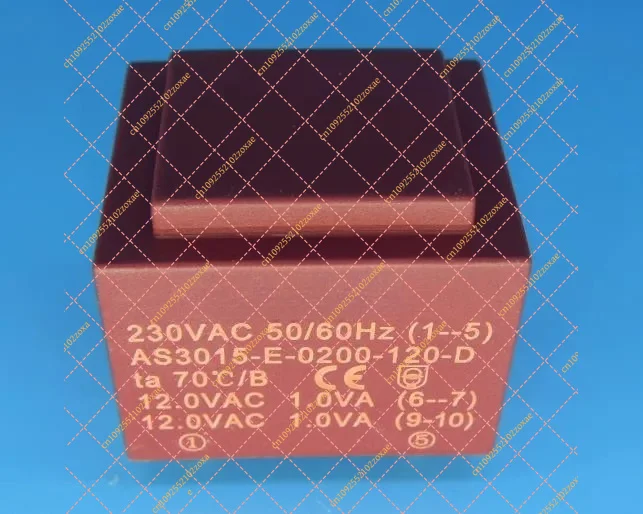 2.0VA 230V to Dual 12V Transformer AS3015-E-0200-120-D PCB Mount Power Supply Module Low Voltage Conversion Component