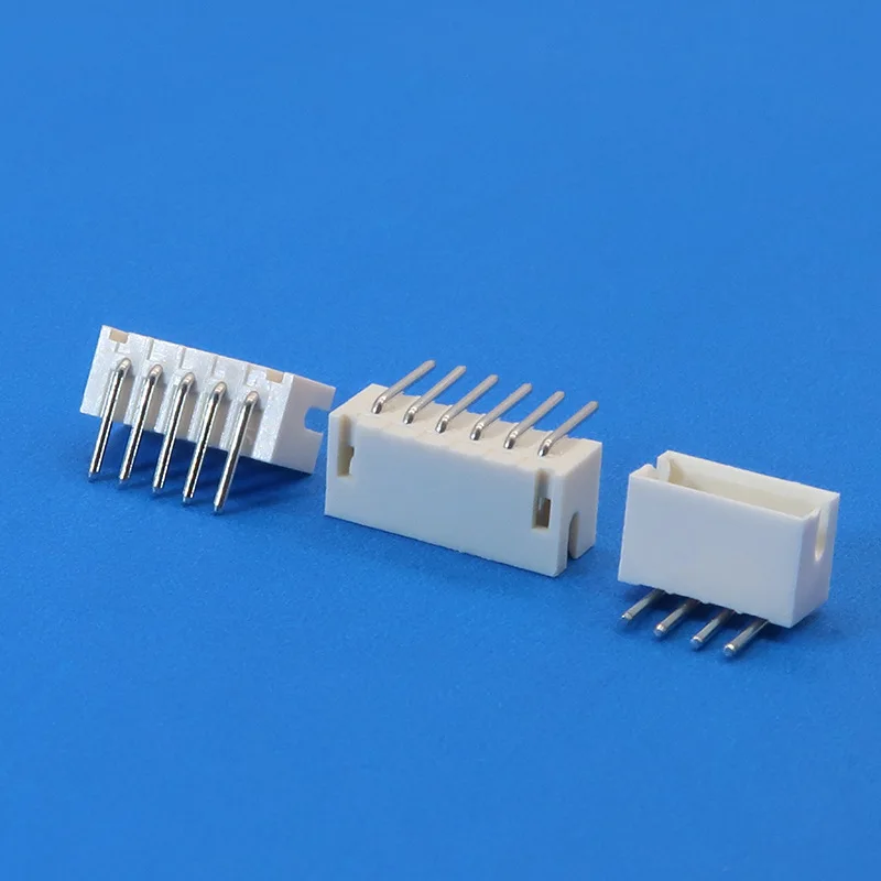 100pcs / bag supply connector ZH-1 5 spacing white horizontal connector 2p-16p temperature resistant connector 1.5 curved needle