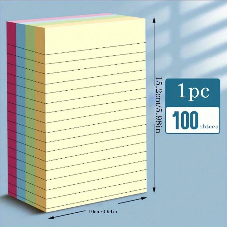 100/200 Blatt lebendiges horizontales Notizpapier-Set – rosa Notizbücher für Studenten und Büroorganisation – Detail 6