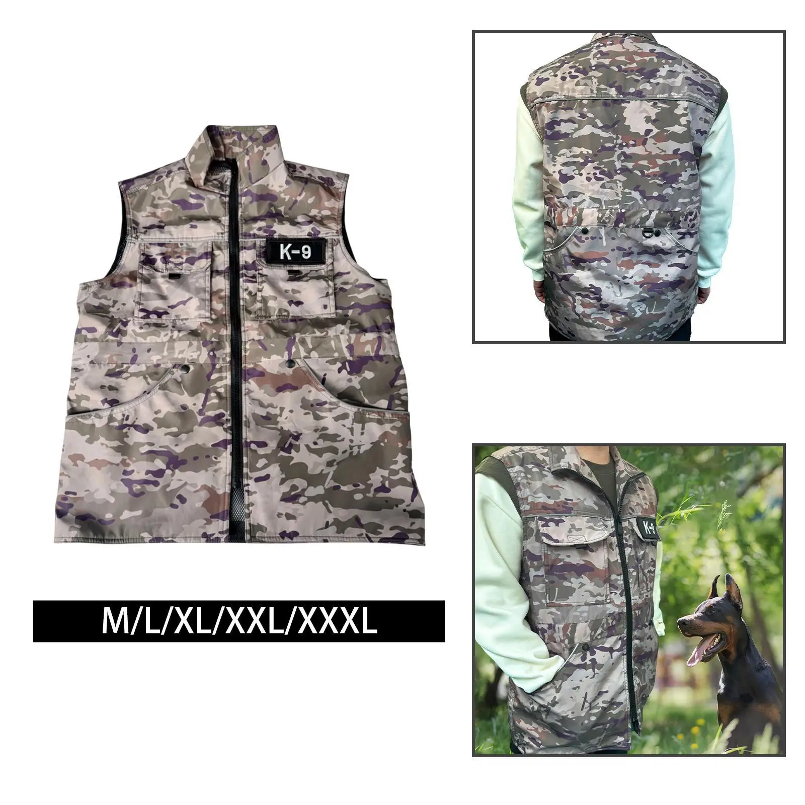 

Жилет для собак Жилет для собак без рукавов Многофункциональный профессиональный анти-укус с