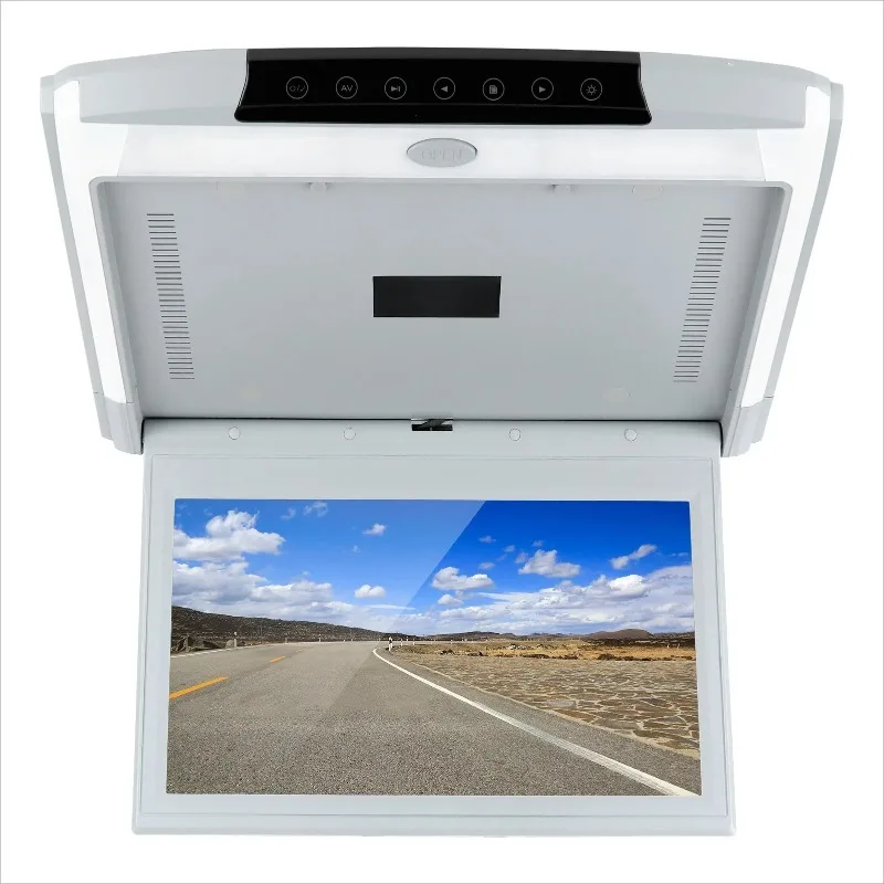 11.6in Car Ceiling Monitor HD 1080P TV MP5 Display Screen with USB TF HDMI FM Supports Remote Control Car Ceiling Monitor