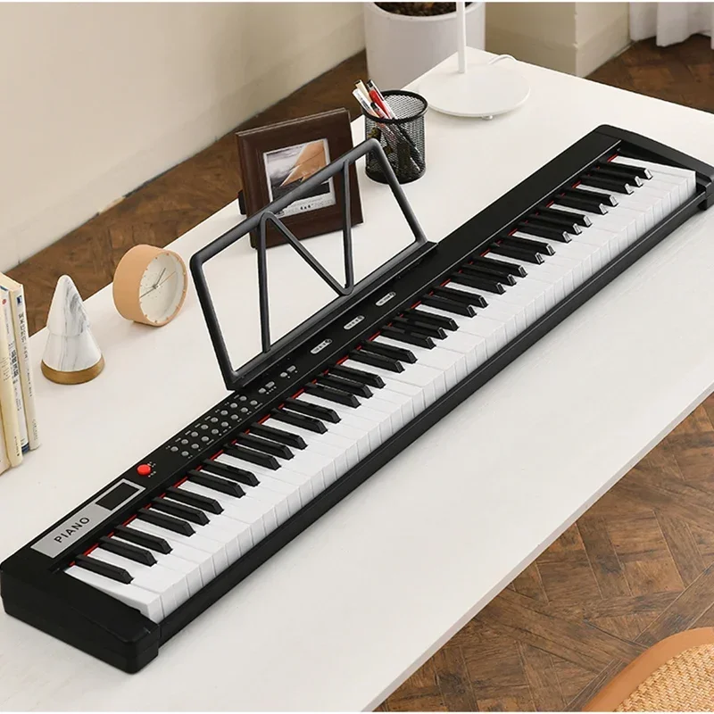 Flexible Electronic Piano Portable Professional 88 Keys Musical Synthesizer Electronic Organ Sustainable Teclado Instruments