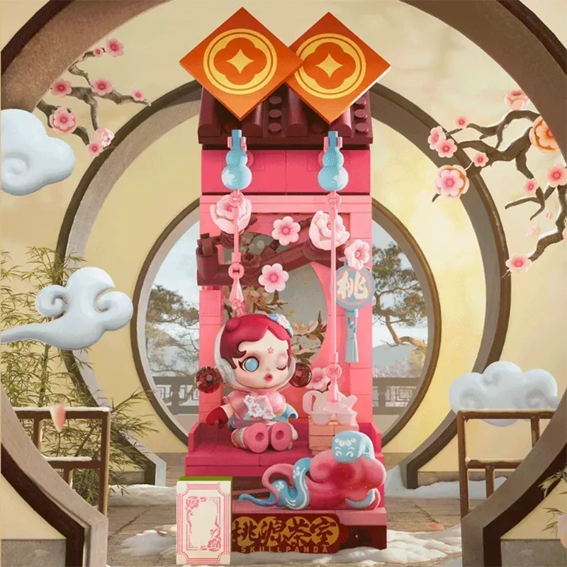 

POP MART Новогоднее празднование богатства змеи - серия «Удачная рука», натуральная слепая коробка, загадочная коробка, кавайные украшения, статуэтки