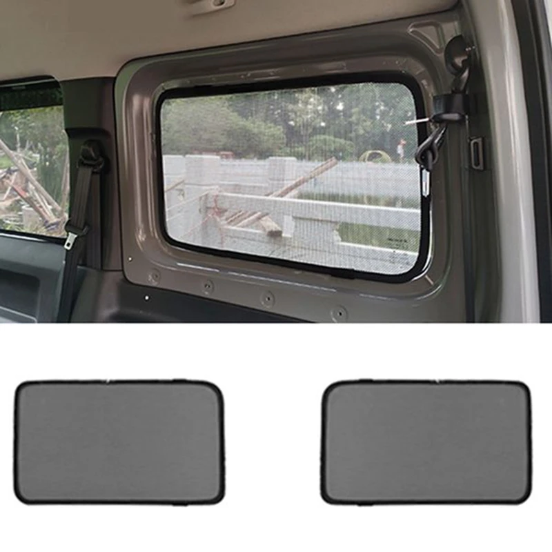 Cubierta de parasol para ventana trasera, cortina de gasa de red antiinsectos para Interior de Suzuki Jimny JB64 JB74 2019 -2021