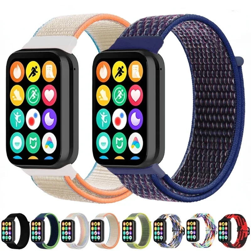 

Nylon Strap for Xiaomi Miband 8 Pro Braided Bracelet Smartwatch Redmi Watch 4 Fabric Wristband for Miband 8 Pro Replacement Belt