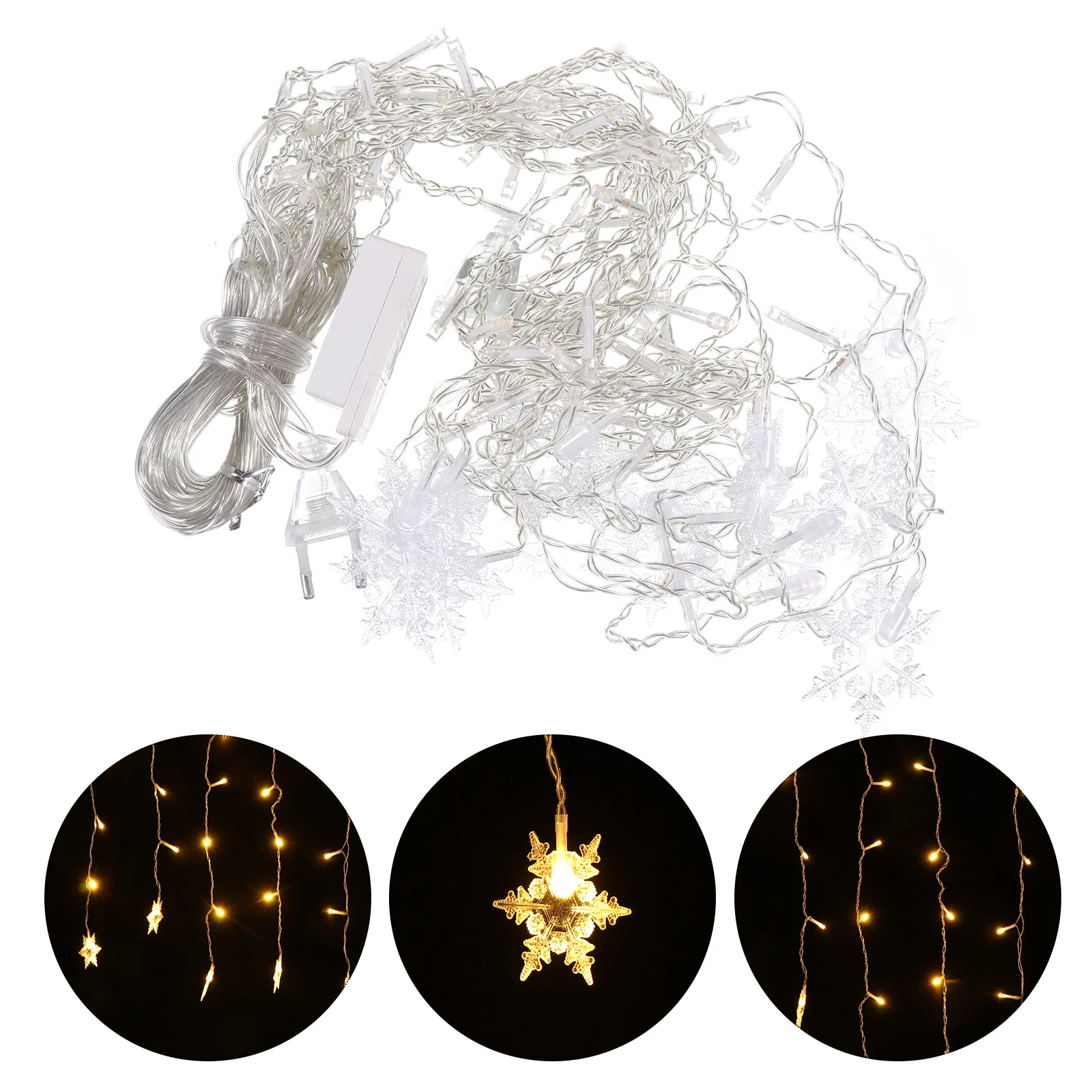 1 قطعة LED ندفة الثلج الزخرفية عيد الميلاد مصباح سلسلة عيد الميلاد ضوء للحزب شجرة الديكور سلسلة ضوء عيد الميلاد مصباح #1